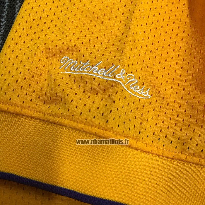 Maillot Manche Courte Los Angeles Lakers Kobe Bryant NO 8 Jaune
